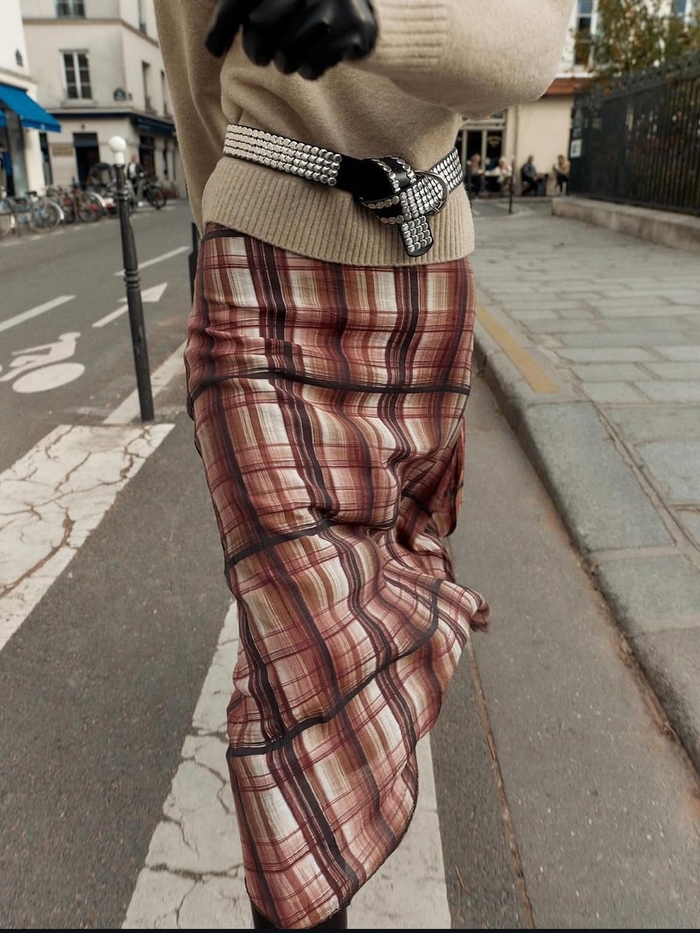Zara Plaid Maxi Skirt. NWT Size Small - Picture 15 of 15